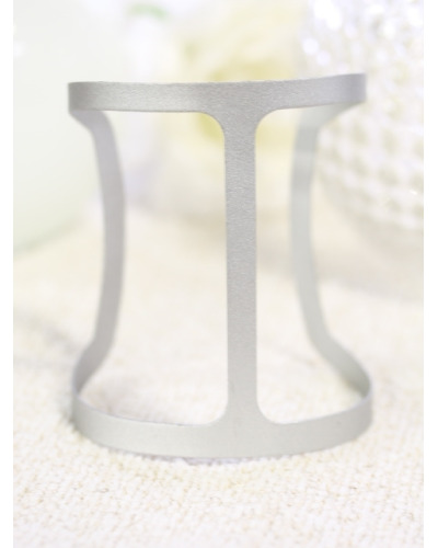 Bracelet manchette minimaliste - Argenté