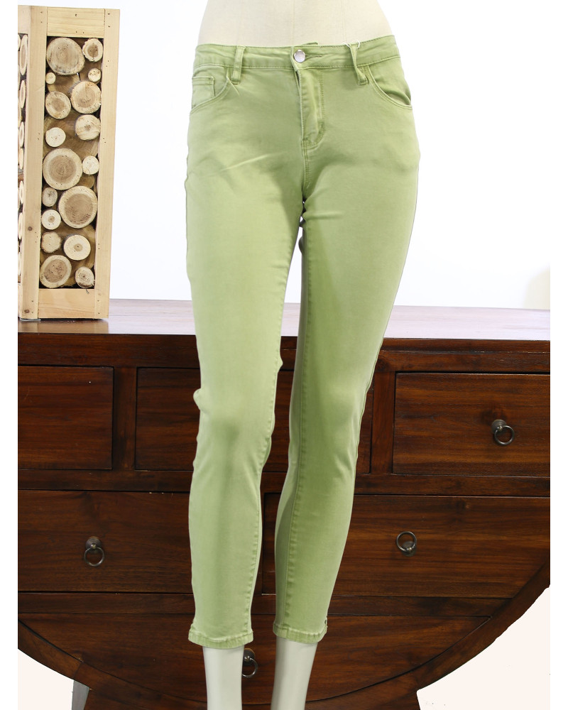 Zac & Zoé - S à XXL - Jean 7/8 ème - Orange - 31800  