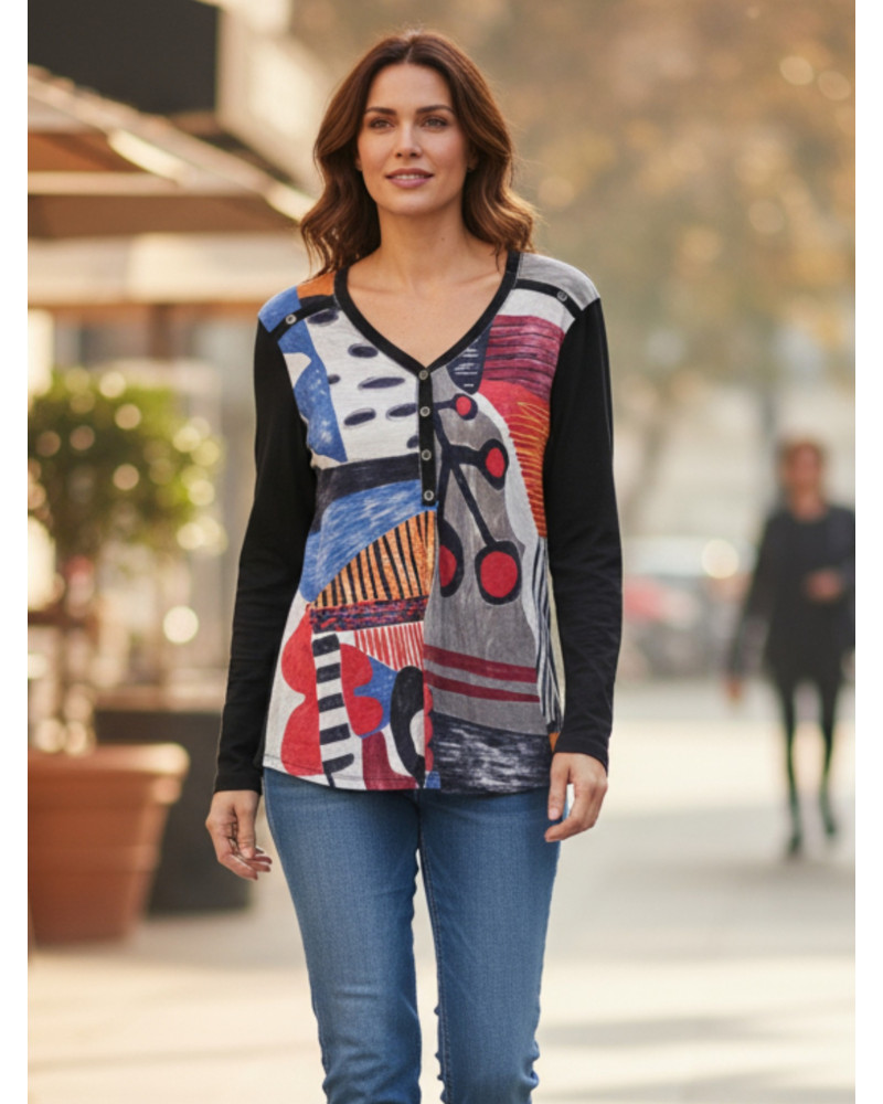 Kalisson - L au XXL - Haut impr. - 100% cot. 