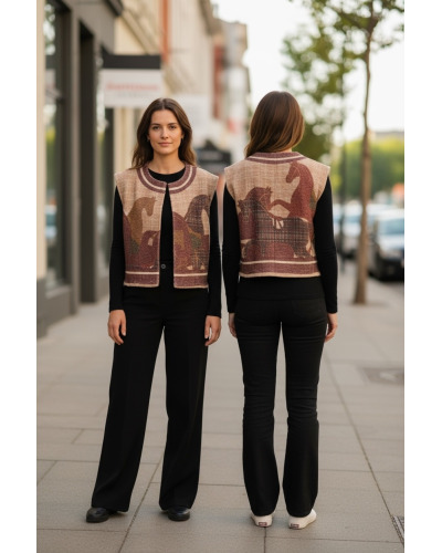 TU (max. 42) - Veste SS Manches Grecque 