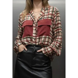 LOT x 3 (S-M-L) - Chemise Bicolore à carreaux 