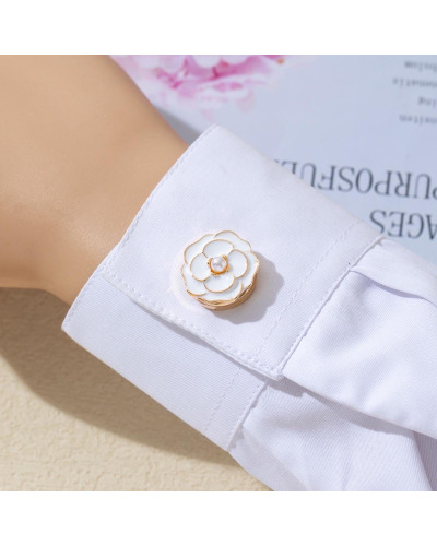 Cache Bouton, bijoux de boutons de chemise femme