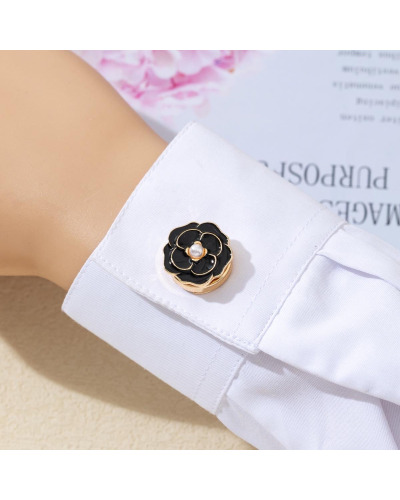 Cache Bouton, bijoux de boutons de chemise femme