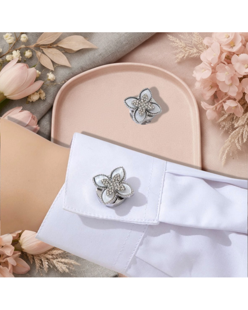 Cache Bouton, bijoux de boutons de chemise femme