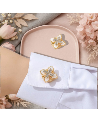 Cache Bouton, bijoux de boutons de chemise femme