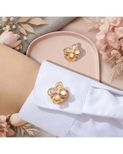 Cache Bouton, bijoux de boutons de chemise femme