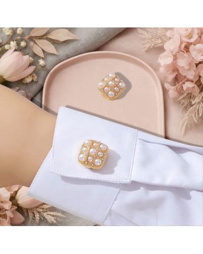 Cache Bouton, bijoux de boutons de chemise femme
