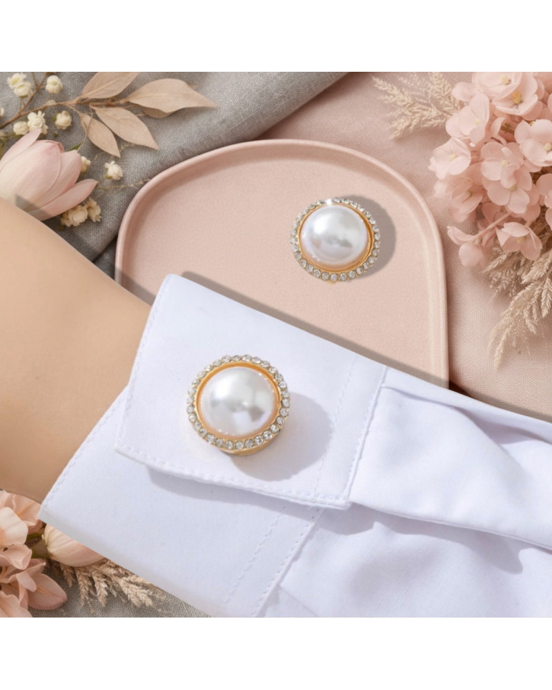 Cache Bouton, bijoux de boutons de chemise femme