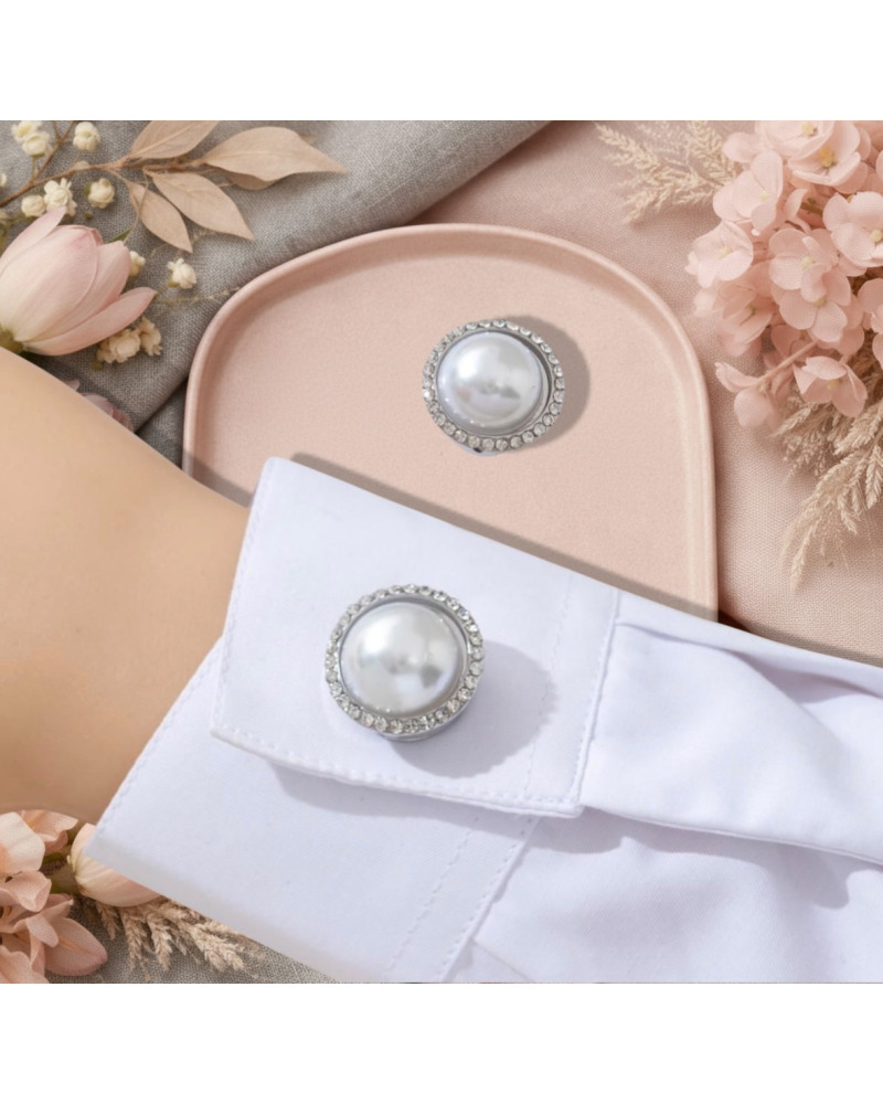 Cache Bouton, bijoux de boutons de chemise femme