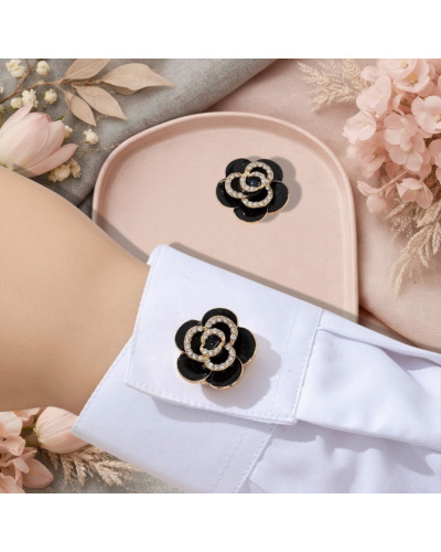 Cache Bouton, bijoux de boutons de chemise femme