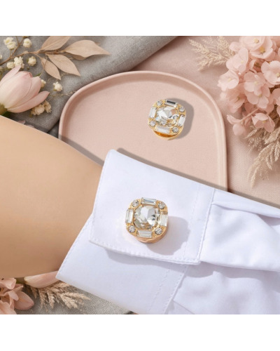 Cache Bouton, bijoux de boutons de chemise femme