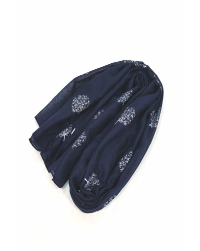 Foulard TB argenté - Arbre de vie 