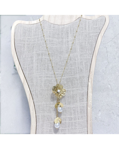 Grossiste colliers acier inoxydable doré femme, bijoux tendance  Cocconelle