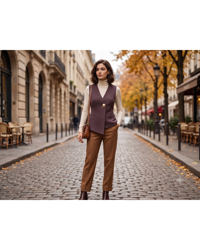 TU (max 42) - gilet sans manches - 100% visc 