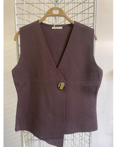 TU (max 42) - gilet sans manches - 100% visc 