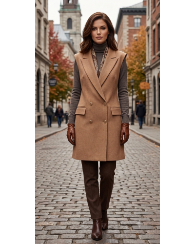 S-L - Manteau SS Manches uni - 100% polye. 