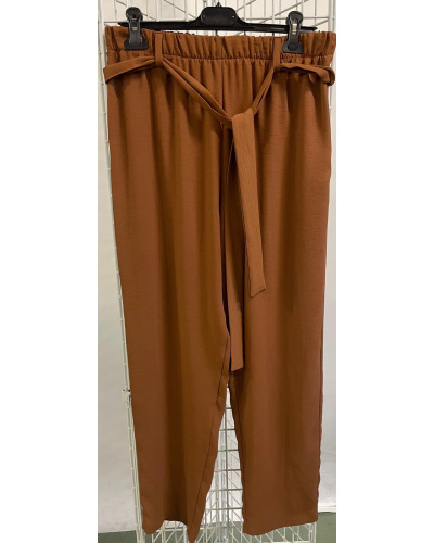 T3-T4-Pant. avec ceinture uni.- 100% polye. Taille:T3
